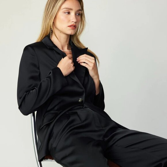 Miranda Silky Belt Blazer - Current Air - Picture 4 of 4